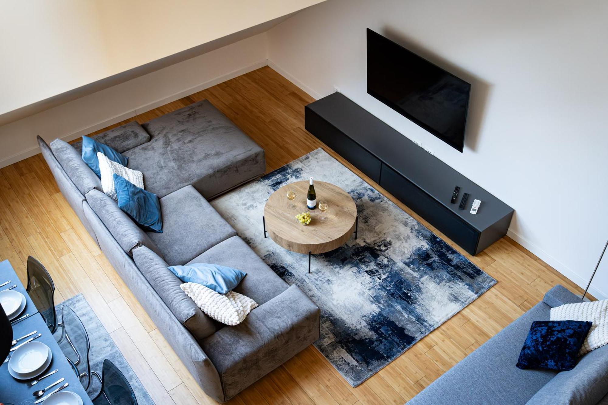 Two-Level Apart With A Terrace Near The Vltava River Praga Exterior foto